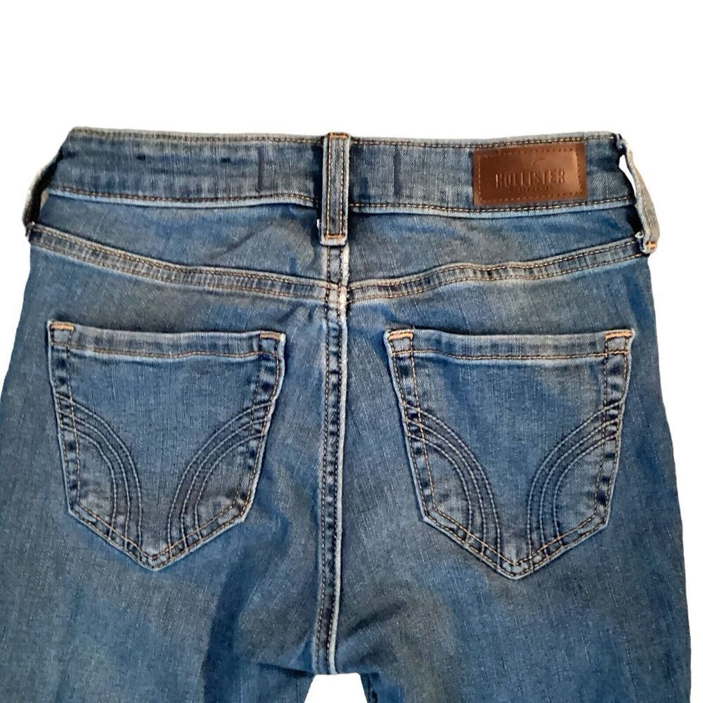 Hollister High Rise Super Skinny Blue Jeans Size 24R - Picture 6 of 7